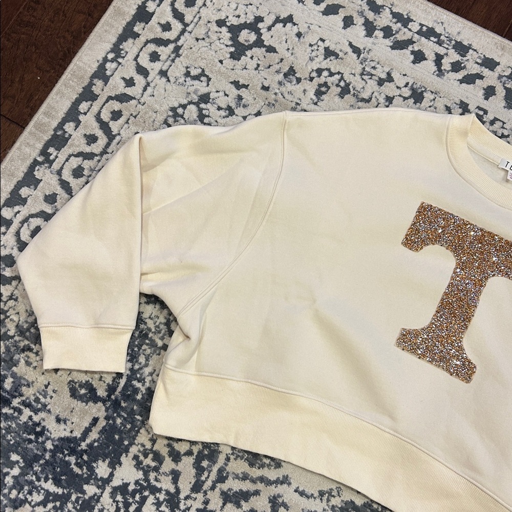 Boutique Tennessee Knoxville Vols Cropped Crew Neck - Picture 3 of 4